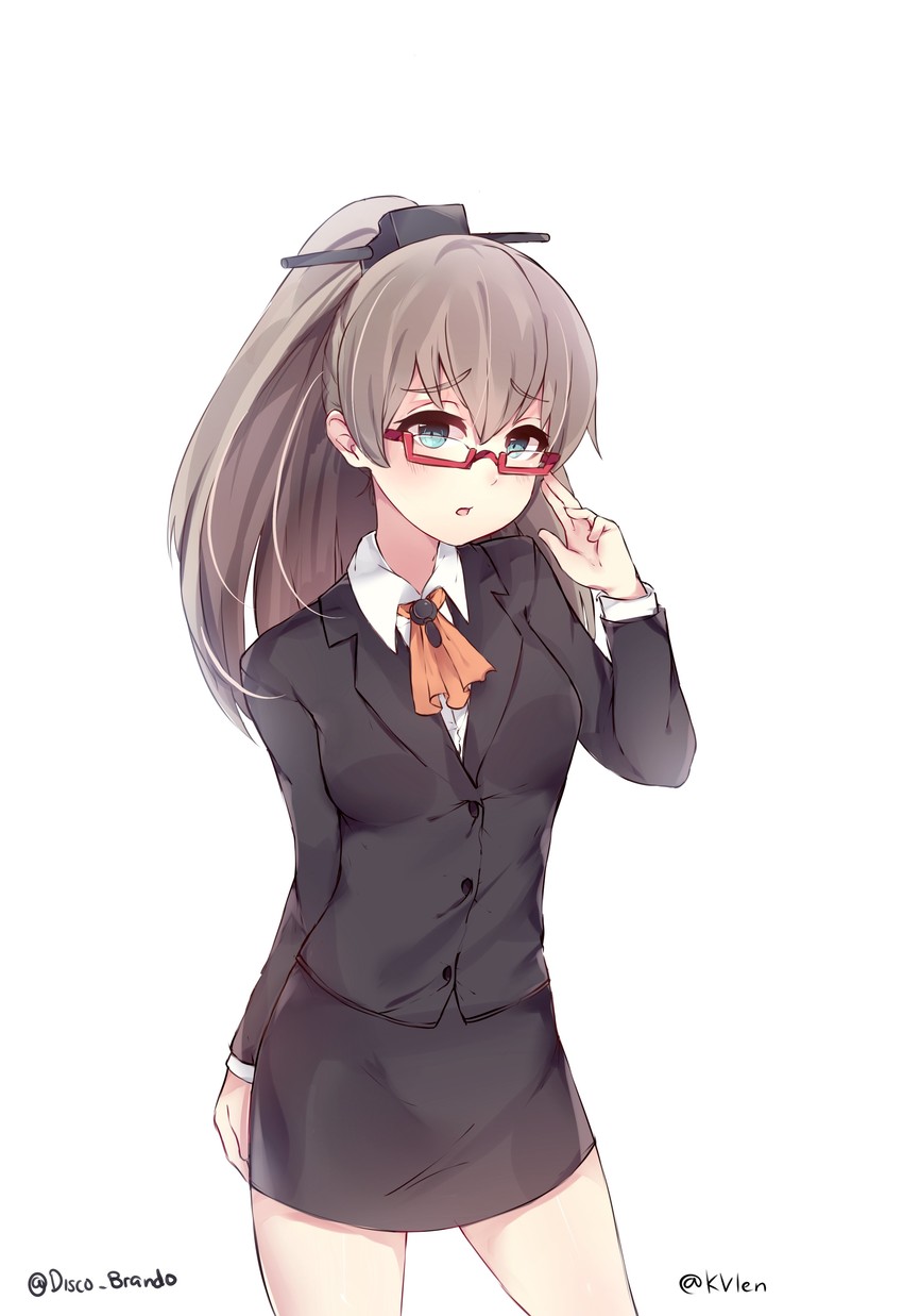 kumano (kantai collection) drawn by disco_brando and kvlen