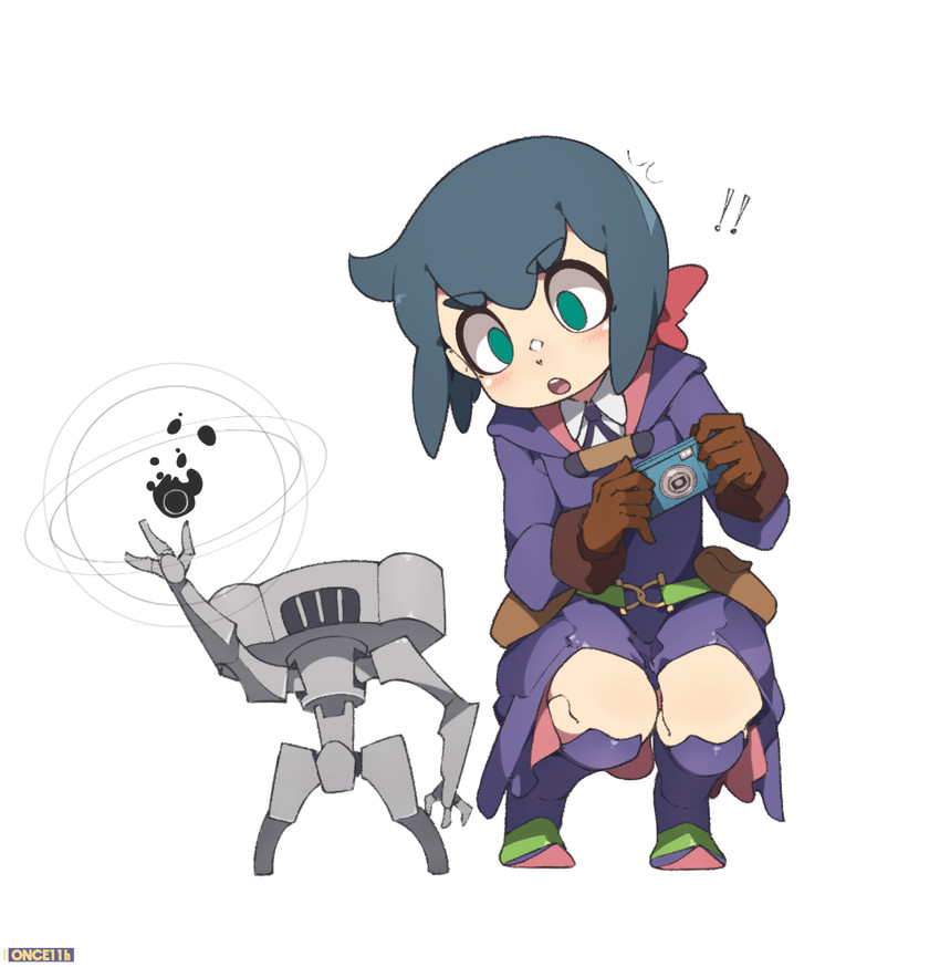 constanze amalie von braunschbank-albrechtsberger and stanbot (little witch academia) drawn by once_11h