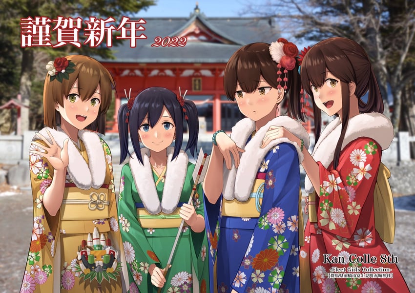 kaga, akagi, souryuu, and hiryuu (kantai collection) drawn by ichikawa_feesu