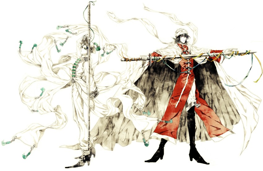 ki hatsu and chuu ou (houshin engi) drawn by arm_(asnstnjmn)