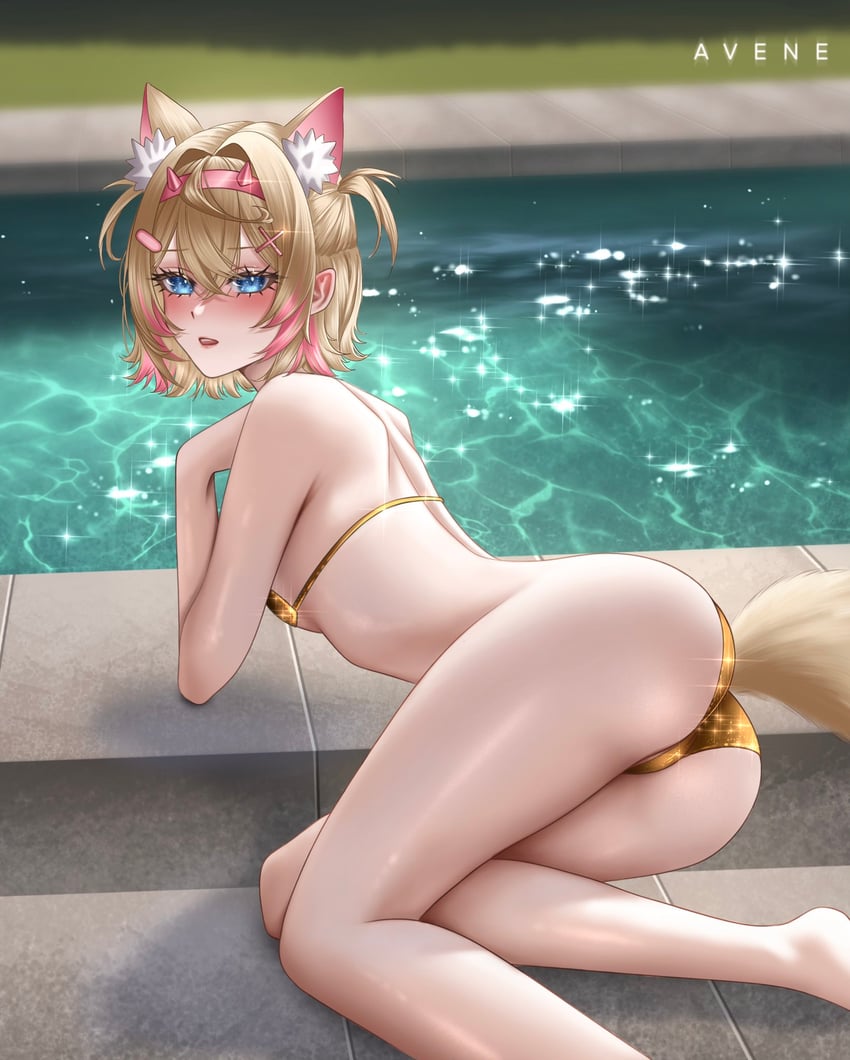 mococo abyssgard (hololive and 1 more) drawn by avene_chan