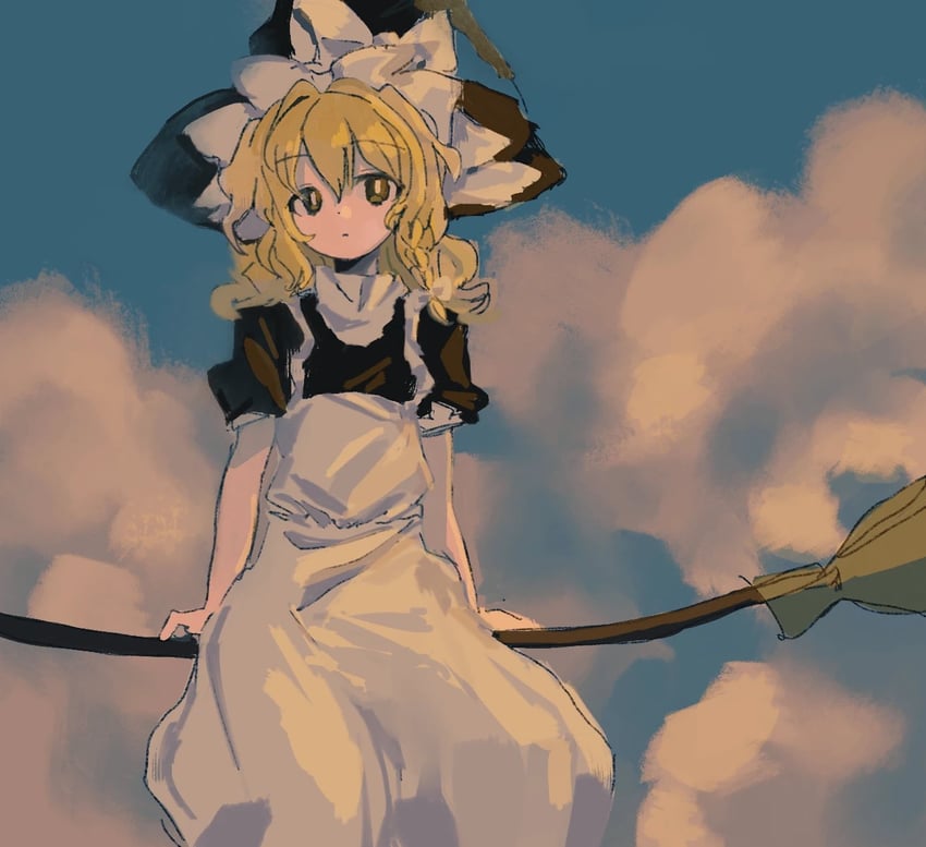 kirisame marisa (touhou and 1 more) drawn by youshouhaoxianzhe