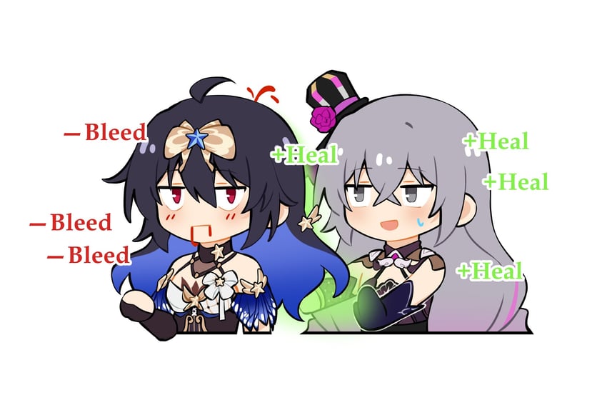 bronya zaychik, seele vollerei, and seele (honkai and 1 more) drawn by natsuki_(2917)