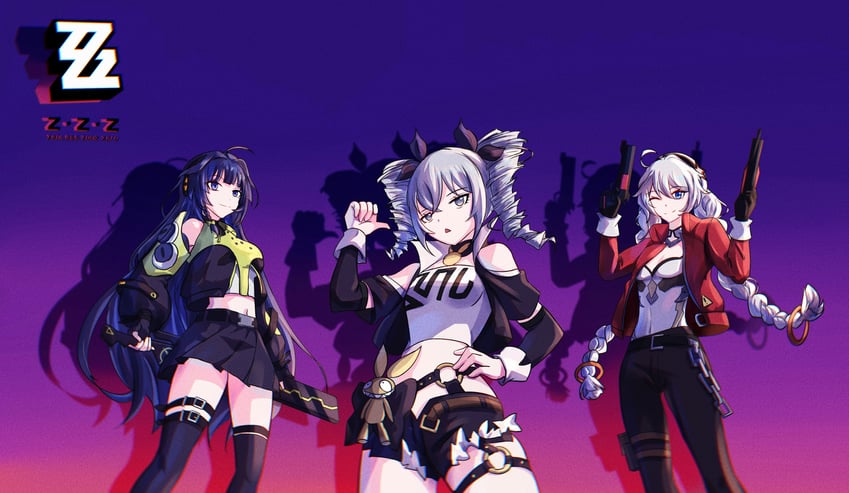 kiana kaslana, raiden mei, bronya zaychik, nicole demara, anby demara, and 1 more (honkai and 3 more) drawn by xinmiao