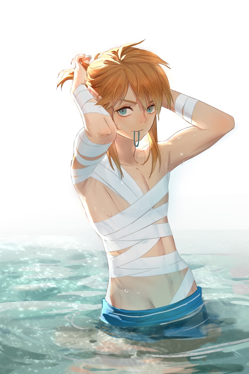 link (the legend of zelda and 1 more) drawn by yuhuan
