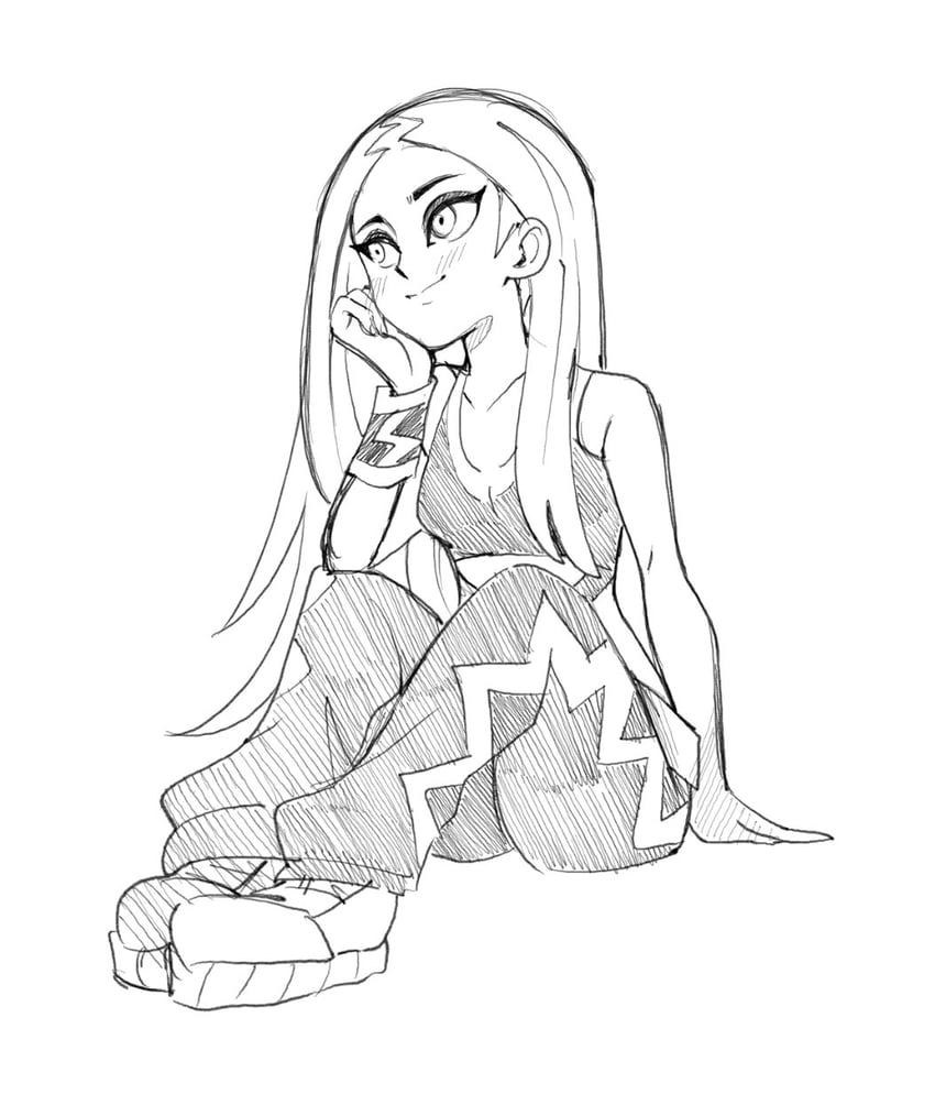 plumeria (pokemon and 1 more) drawn by rinkuu_art