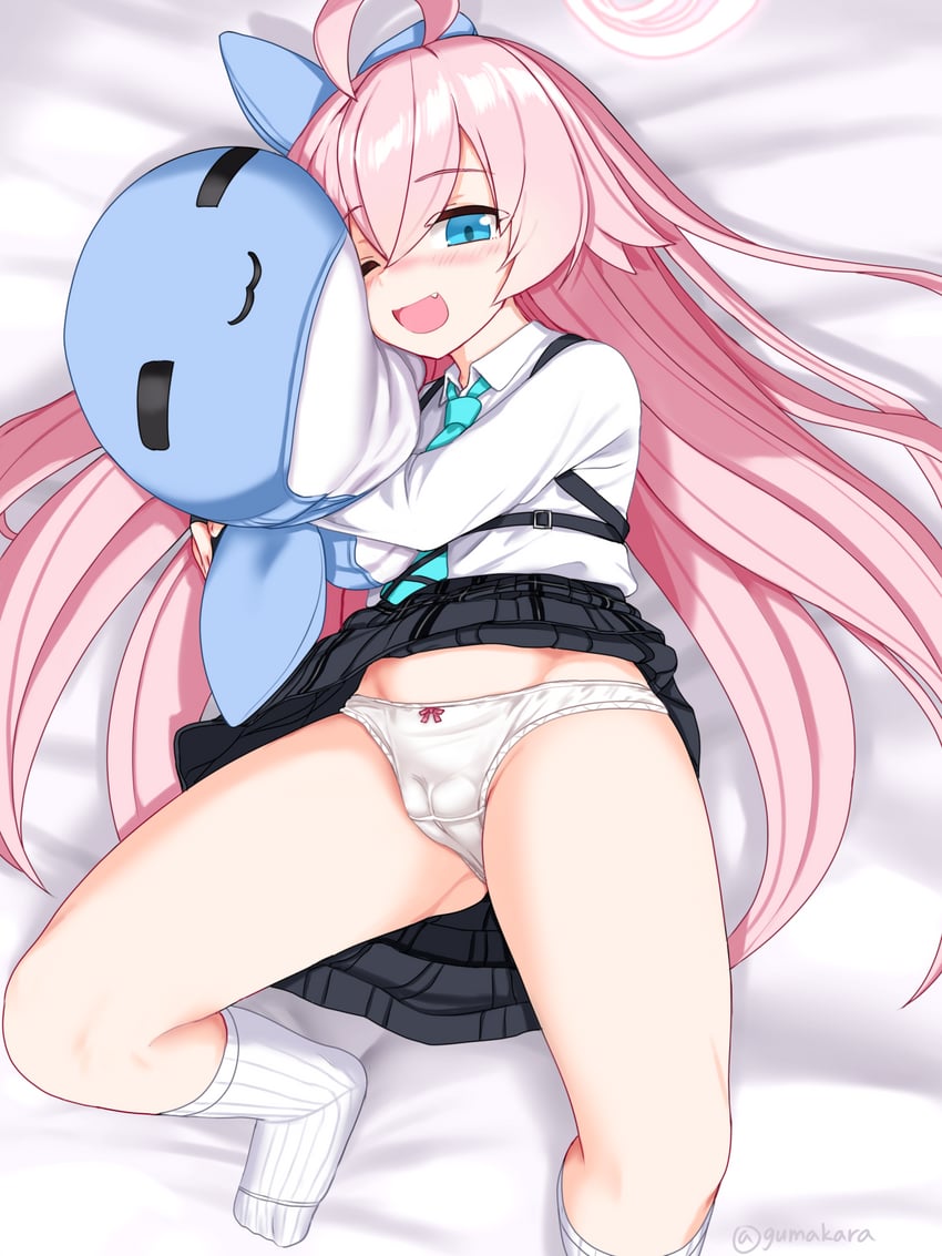 hoshino (blue archive) drawn by gumakara