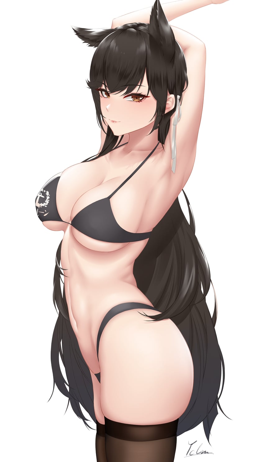 atago (azur lane) drawn by ichikushi_mojibake