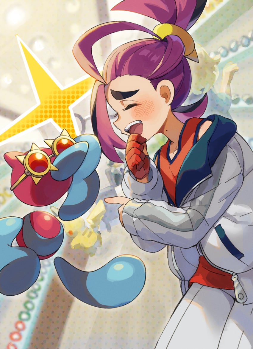 pikachu, kieran, and porygon-z (pokemon and 1 more) drawn by matsuda_(0yx38755230263c)