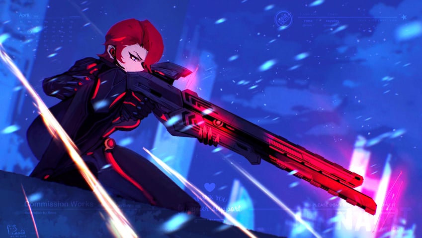 black widow and natasha romanoff (marvel and 2 more) drawn by rnna
