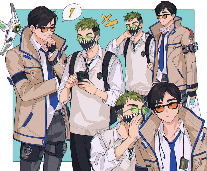 crypto, octane, hack, and inconspicuous crypto (apex legends) drawn by uwakawau