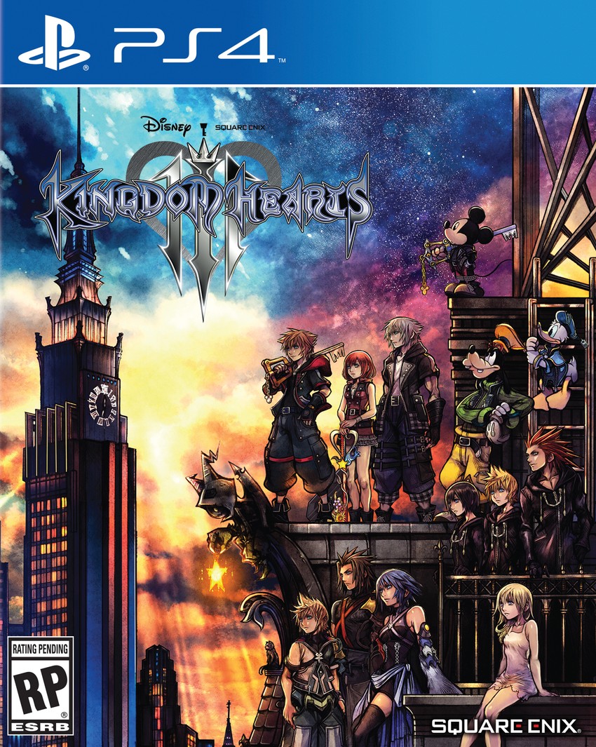 sora, roxas, kairi, riku, mickey mouse, and 8 more (kingdom hearts and 3 more) drawn by nomura_tetsuya