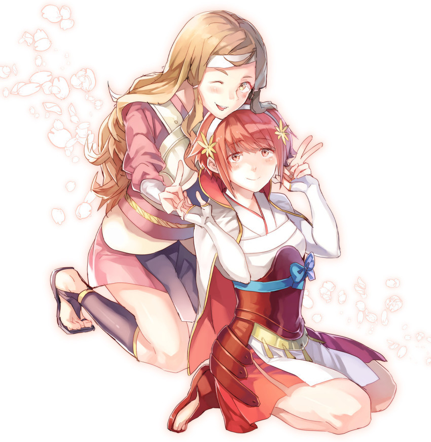 sakura and hana (fire emblem and 1 more) drawn by kotobuki210