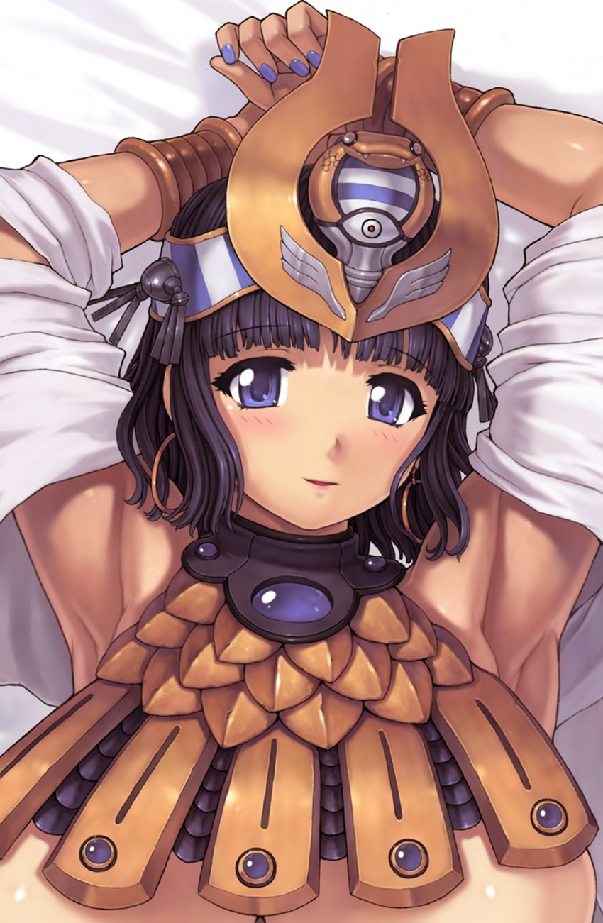menace and ancient princess menace (queen's blade) drawn by mogudan