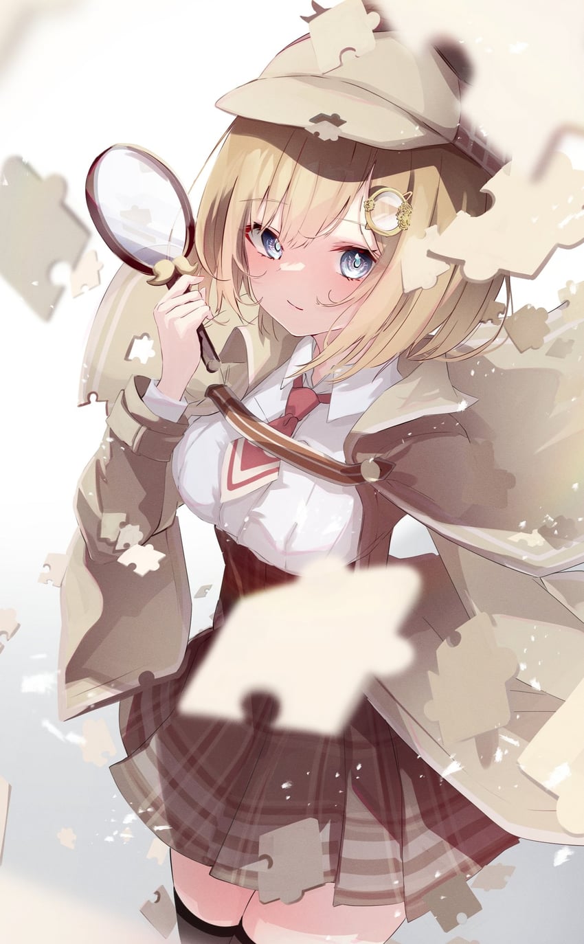 watson amelia (hololive and 1 more) drawn by motoi_(croa76)
