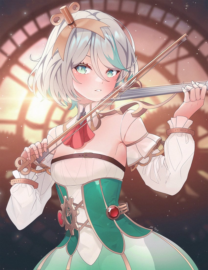 cecilia immergreen (hololive and 1 more) drawn by sk_jynx