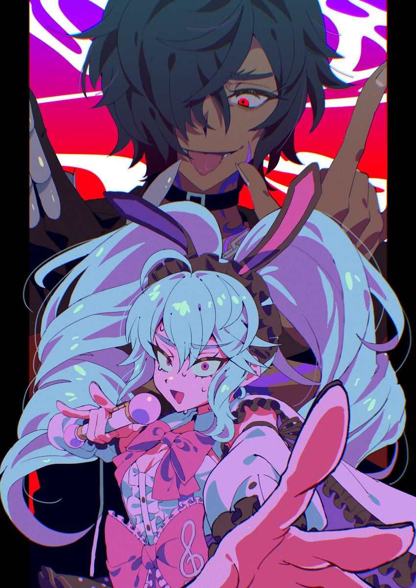 katasumi amari and mario (pretty series and 2 more) drawn by tsujii_luki