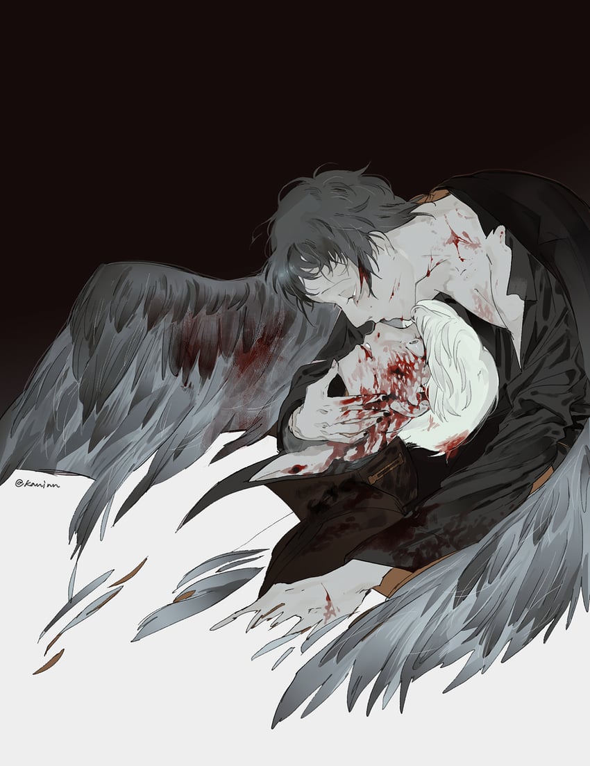 narukami yu and adachi tooru (persona and 1 more) drawn by kaninn