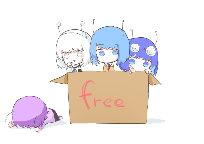 nanawo akari, andromedako, kuruhoshi nayu, and mazeran mazeran (youkai watch and 7 more) drawn by kari_20kuni