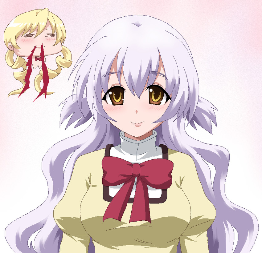 tomoe mami and momoe nagisa (mahou shoujo madoka magica and 1 more) drawn by hayashiya_zankurou