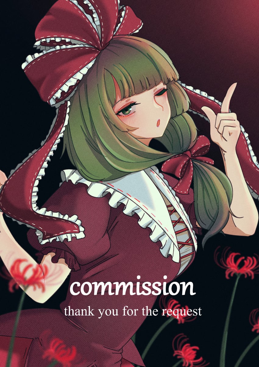 kagiyama hina (touhou) drawn by mesuosushi