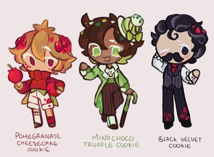 grian, goodtimeswithscar, and mumbo jumbo (cookie run and 2 more) drawn by oddissey