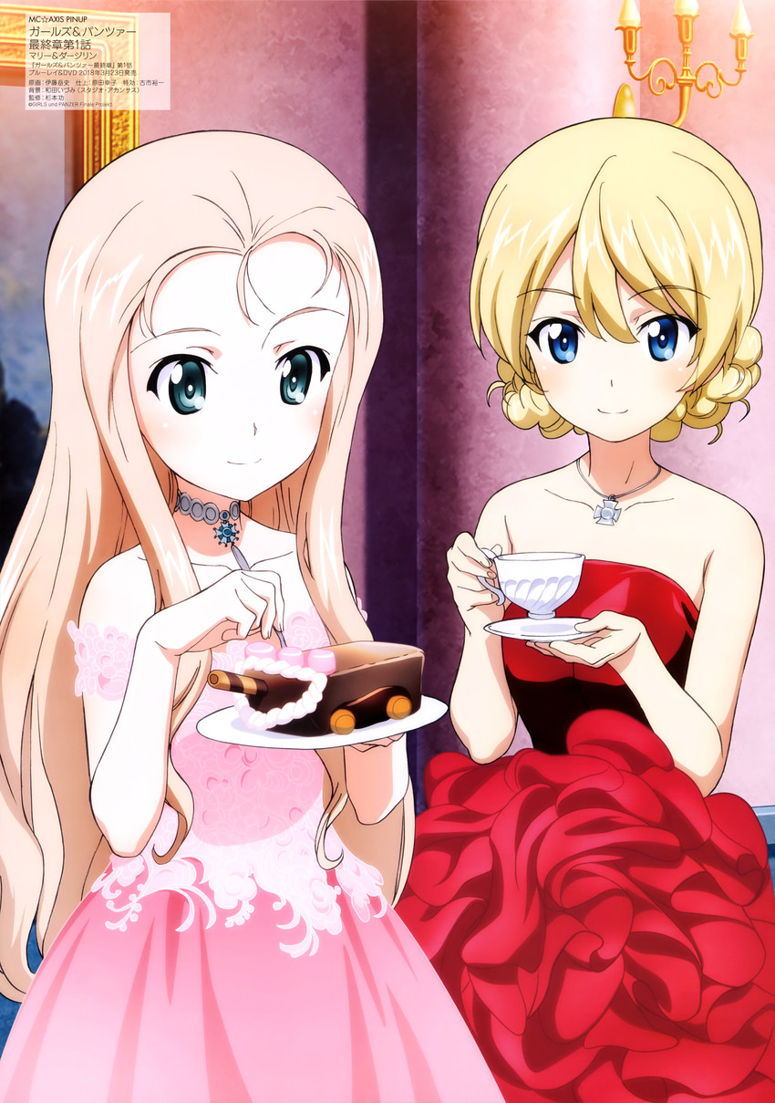 darjeeling and marie (girls und panzer and 1 more) drawn by itou_takeshi