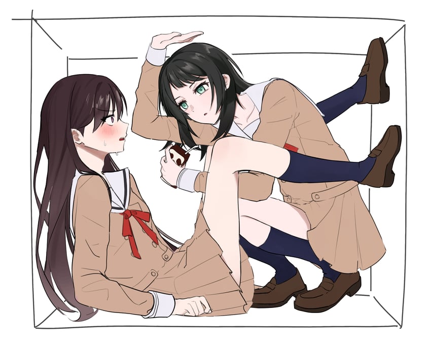 shiina taki and yahata umiri (bang dream! and 1 more) drawn by pangch0