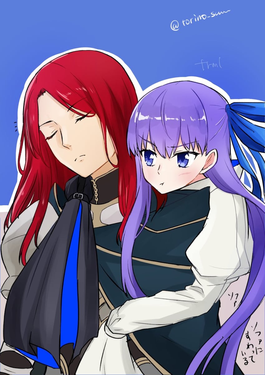meltryllis and tristan (fate and 1 more) drawn by torinonest