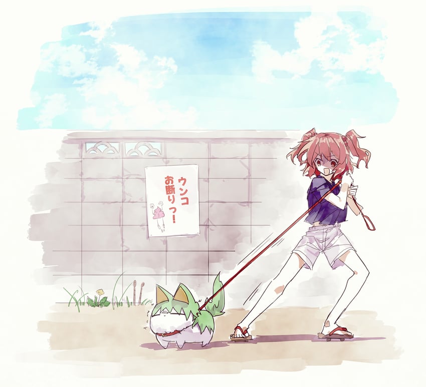 daiyousei, onozuka komachi, diyusi, and shishou (touhou and 1 more) drawn by togeppoi