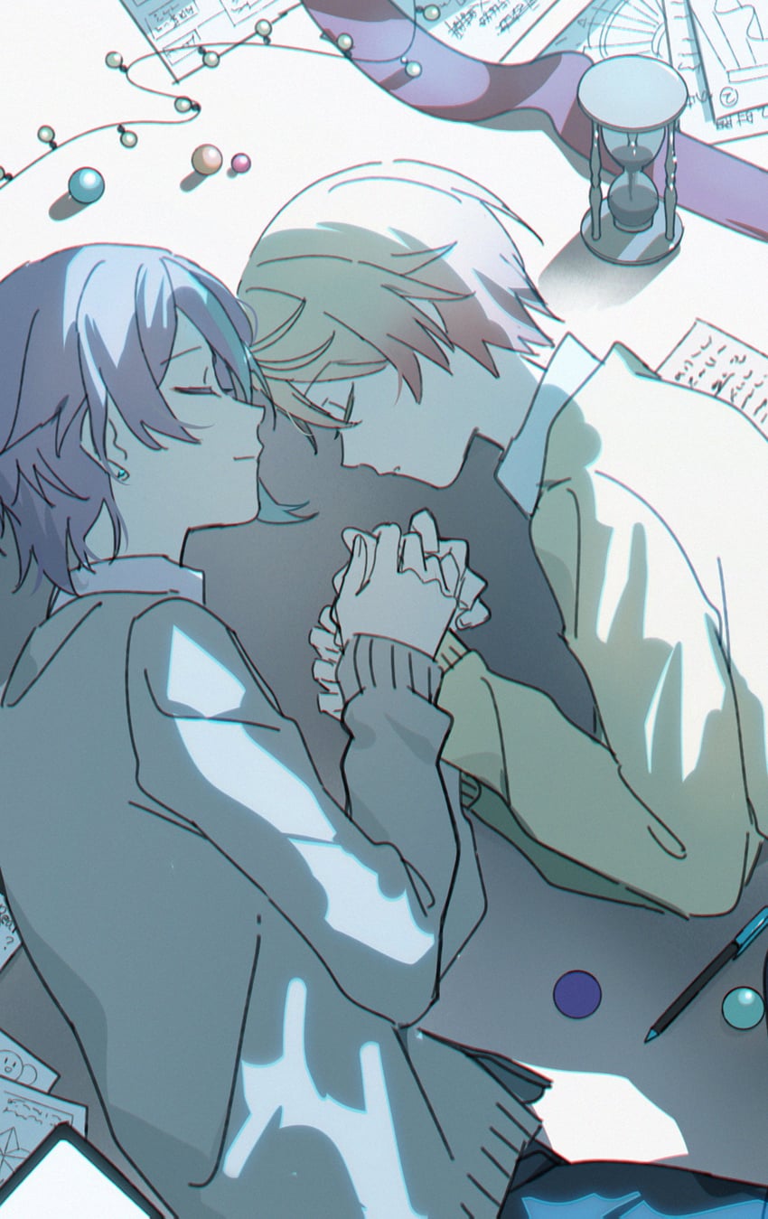tenma tsukasa and kamishiro rui (project sekai) drawn by kaminari_s
