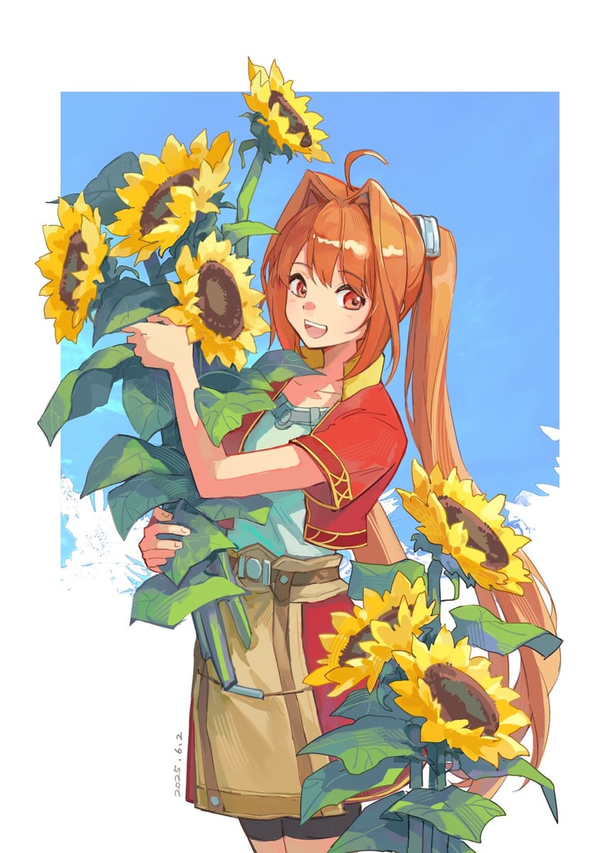 estelle bright (eiyuu densetsu and 1 more) drawn by feng_you