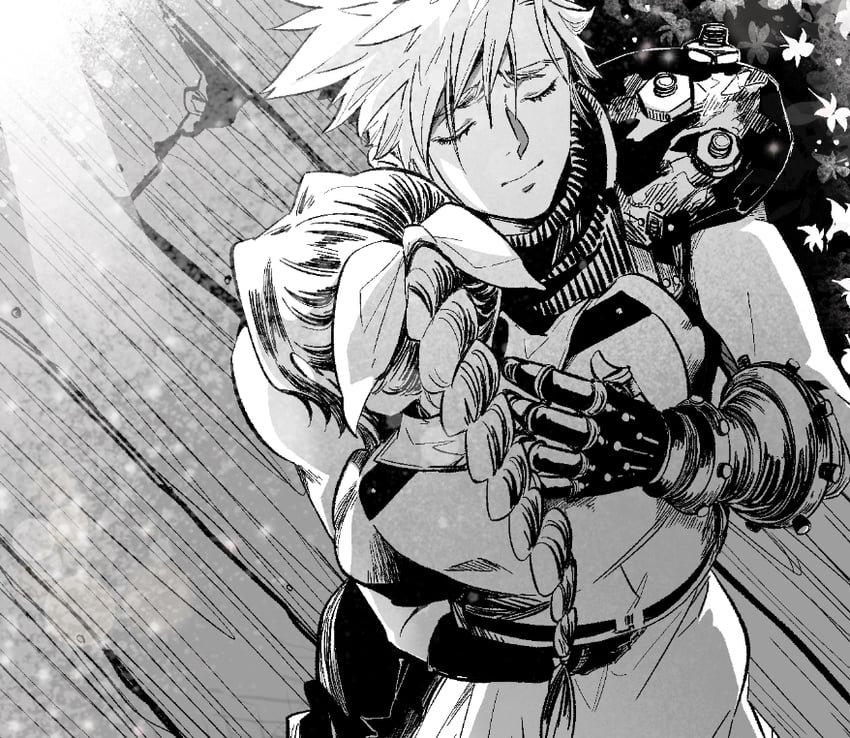 cloud strife and aerith gainsborough (final fantasy and 3 more) drawn by steltharm