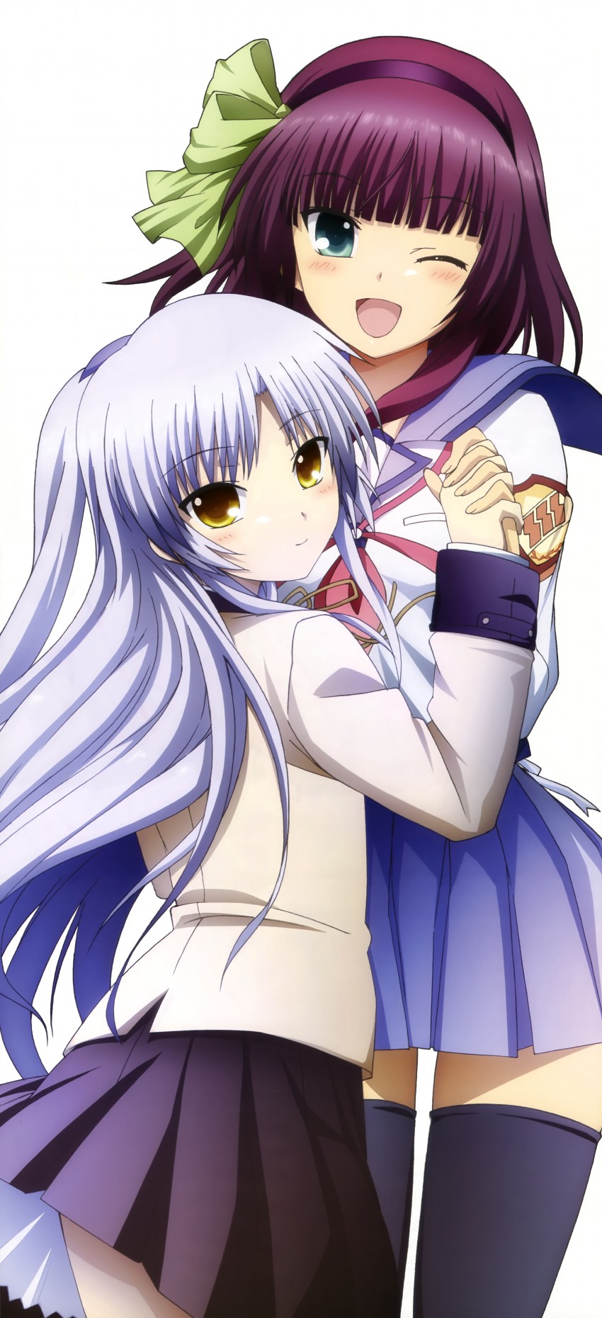tachibana kanade and nakamura yuri (angel beats! and 1 more) drawn by satou_rika