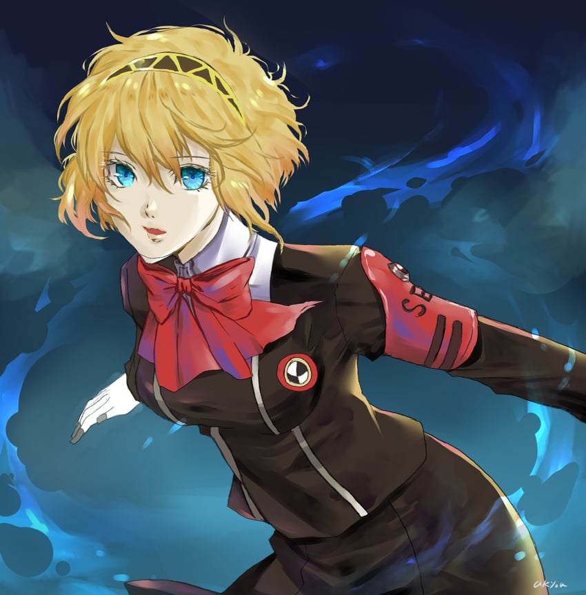 aigis (persona and 2 more) drawn by maxrise_s