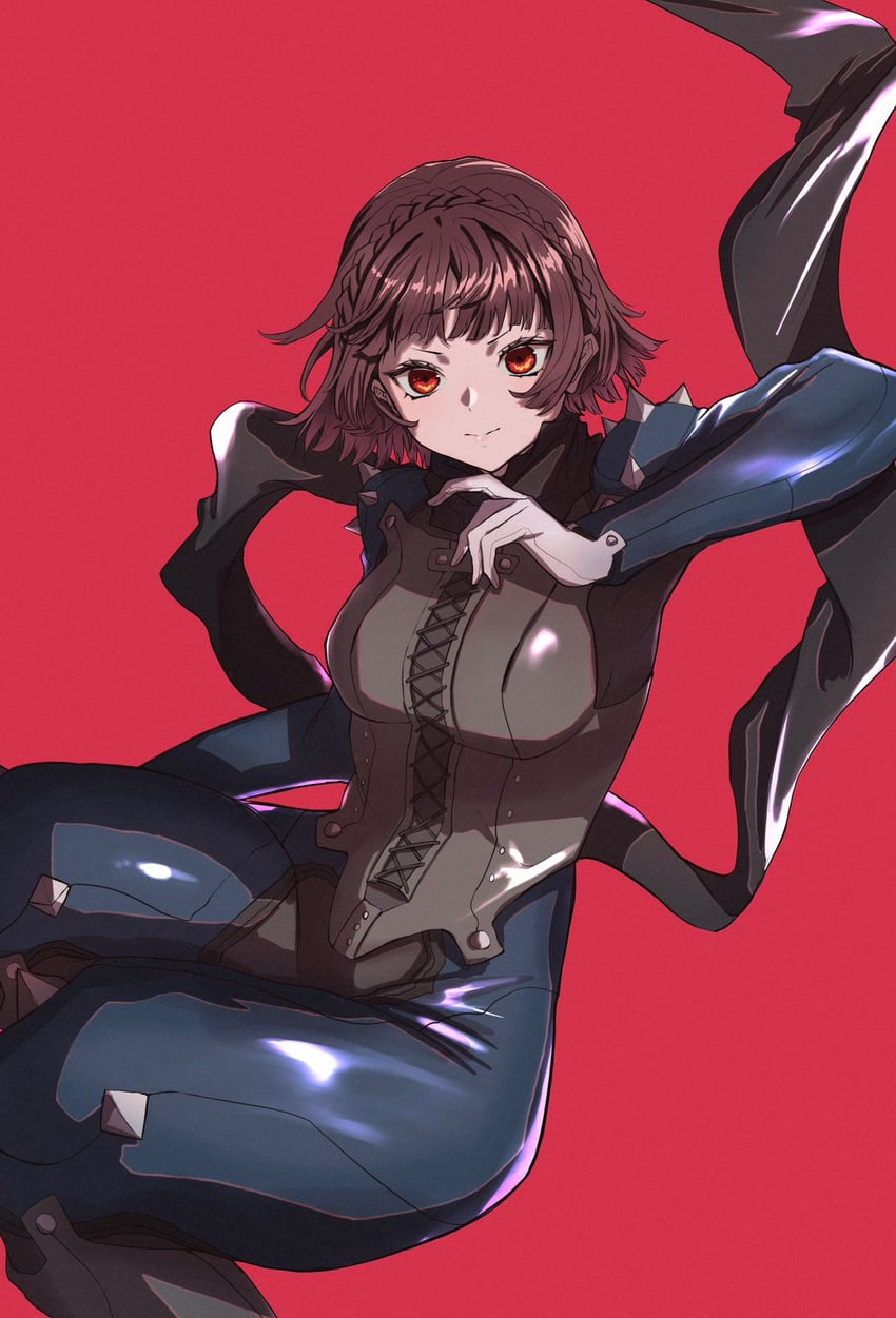 niijima makoto and queen (persona and 1 more) drawn by s-m-53413