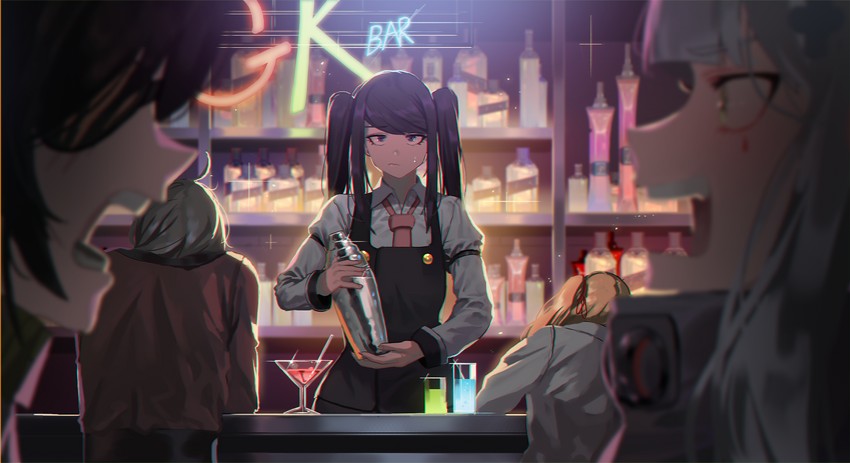 hk416, m16a1, jill stingray, kalina, and helianthus (girls' frontline and 1 more) drawn by ihobus