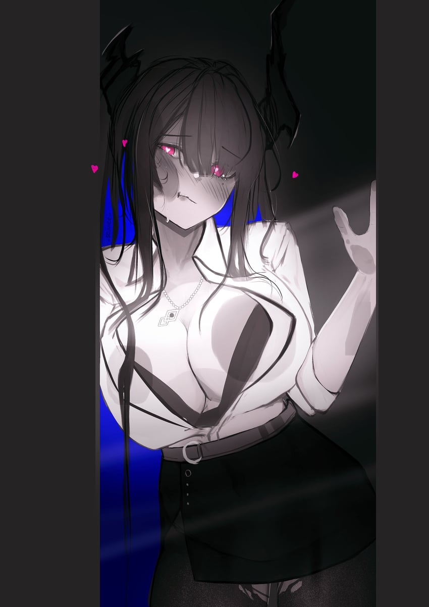 nerissa ravencroft (hololive and 1 more) drawn by soju_ice