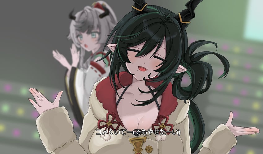 payila and payila's shikigami (umamusume and 2 more) drawn by runrun_san