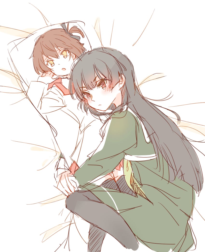 etou kanami and juujou hiyori (toji no miko) drawn by lionet0806
