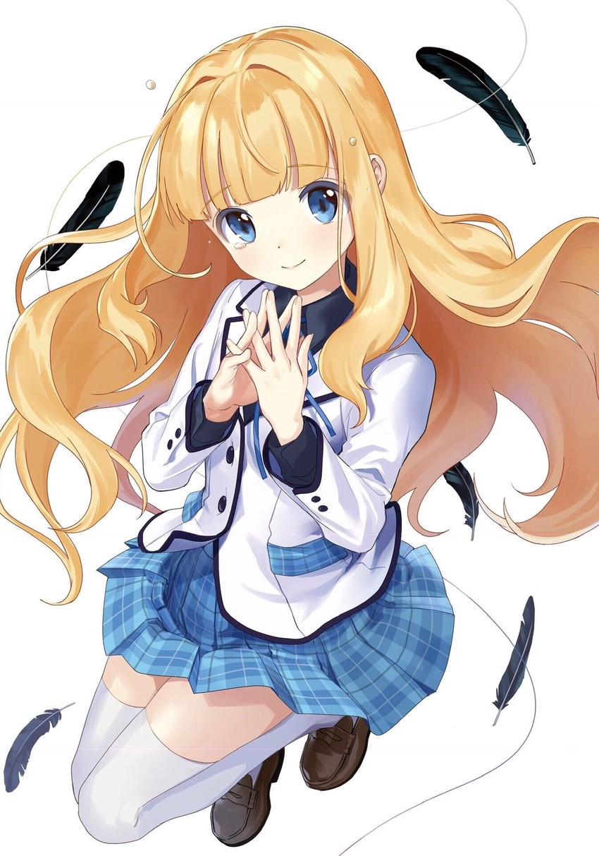 yuri halenhunt (tobenai karasu to kirenai ito) drawn by urata_asao