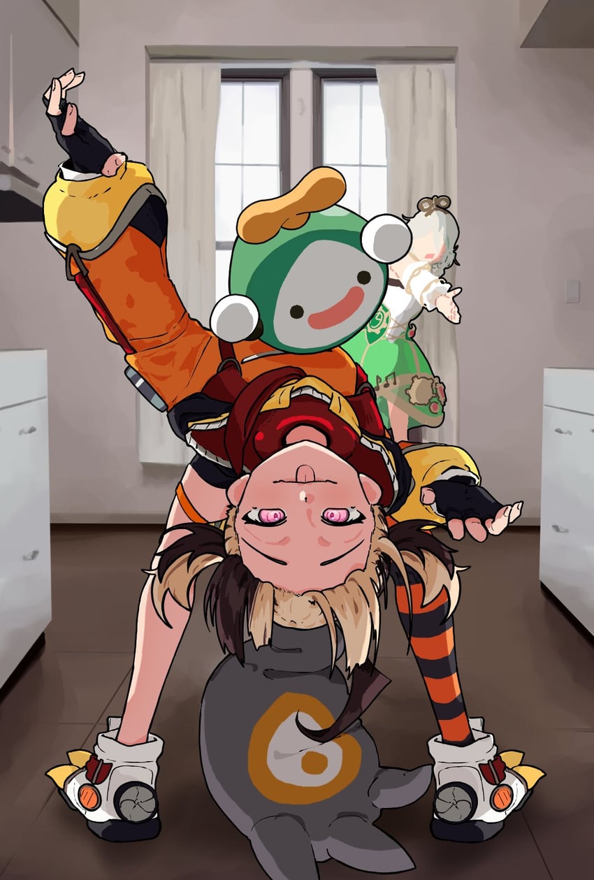 gigi murin, cecilia immergreen, and otomo (hololive and 1 more) drawn by cinna_hds