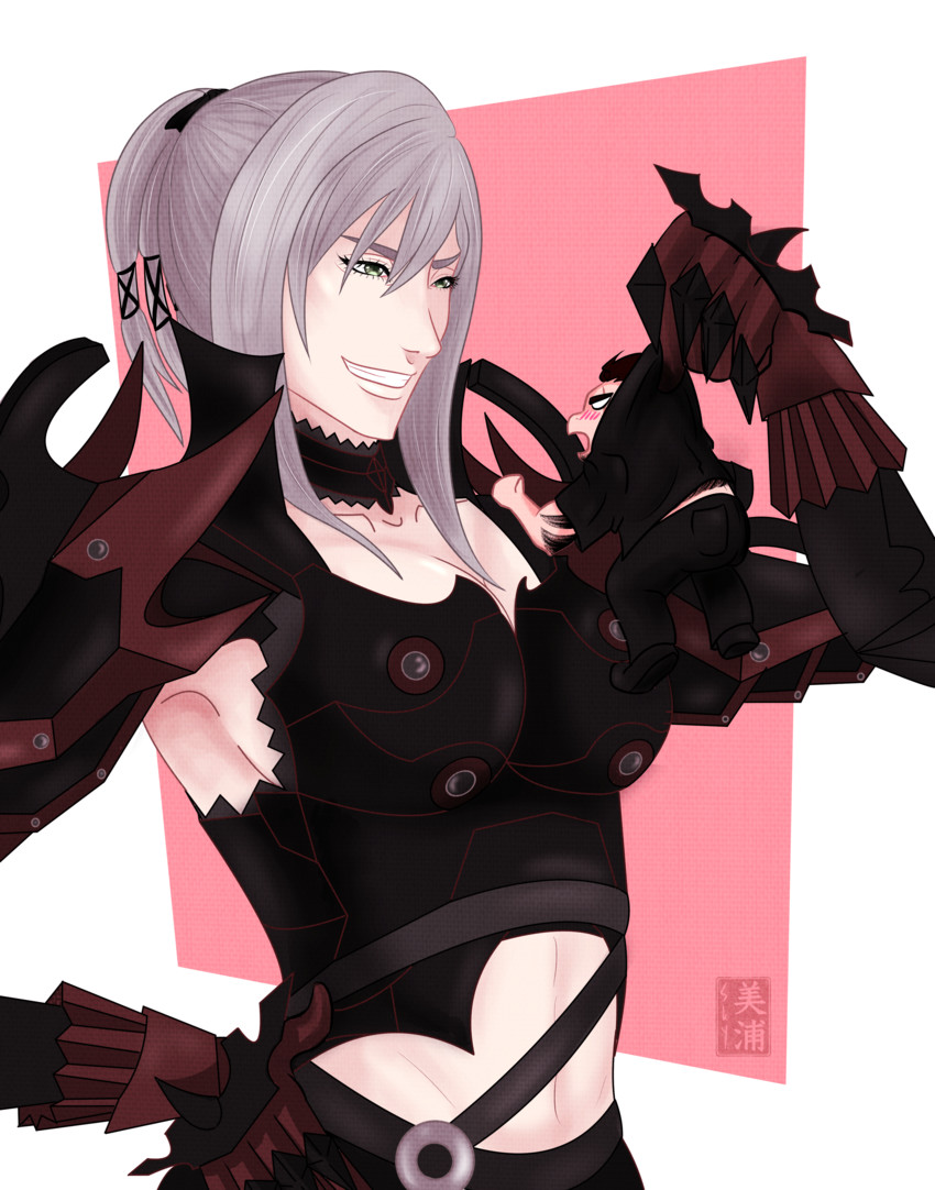 gladiolus amicitia and aranea highwind (final fantasy and 1 more) drawn by miura-art