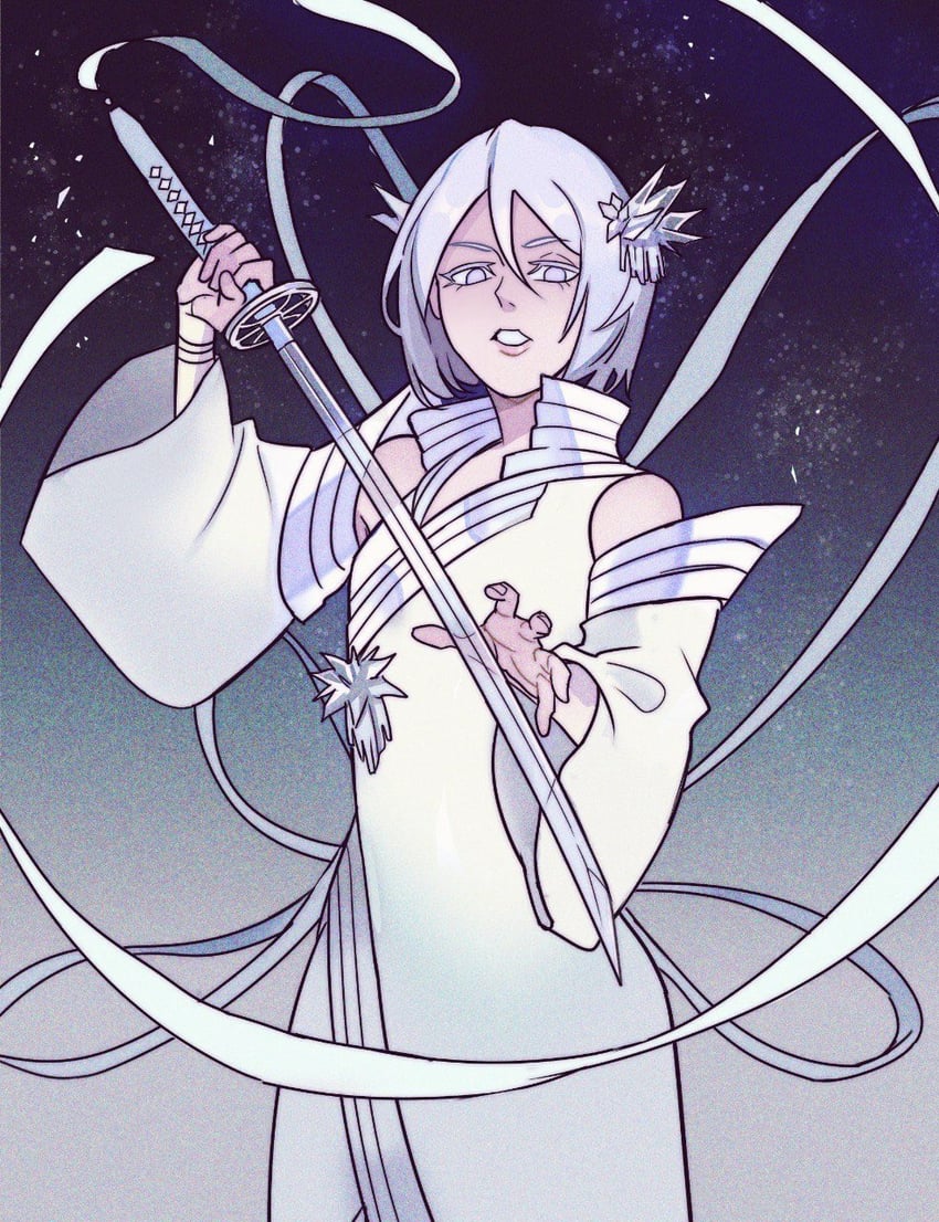 kuchiki rukia (bleach and 1 more) drawn by gabriel_picolo