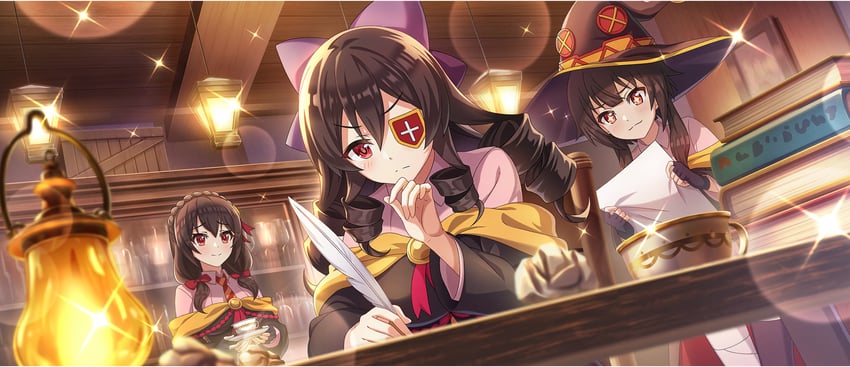 megumin, yunyun, and arue (kono subarashii sekai ni shukufuku wo! and 1 more)