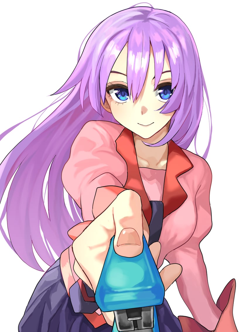 senjougahara hitagi (monogatari and 1 more) drawn by nari_(nari149528)
