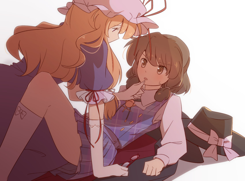 yakumo yukari and usami sumireko (touhou) drawn by unagi_sango