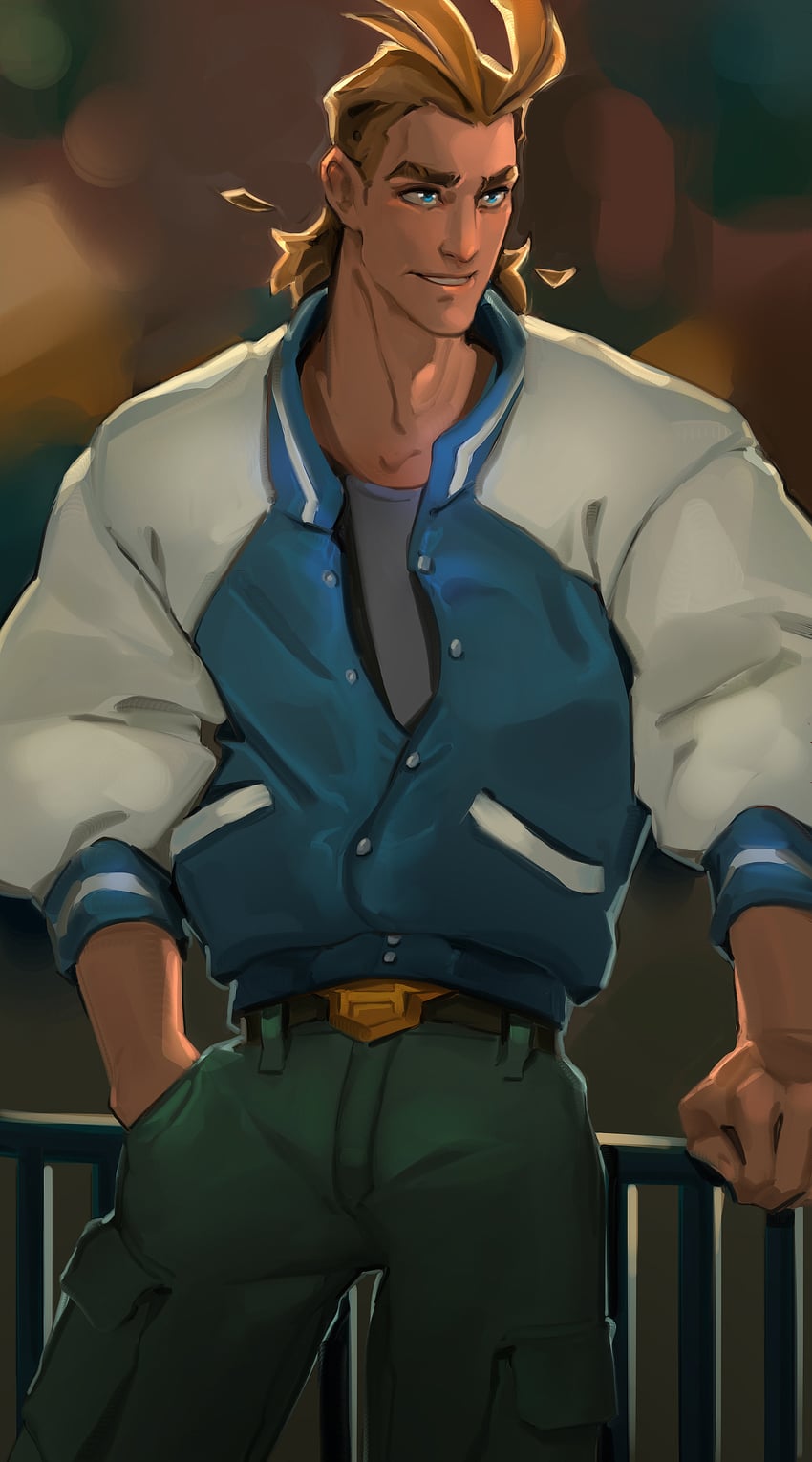 yagi toshinori (boku no hero academia) drawn by freesilverwind
