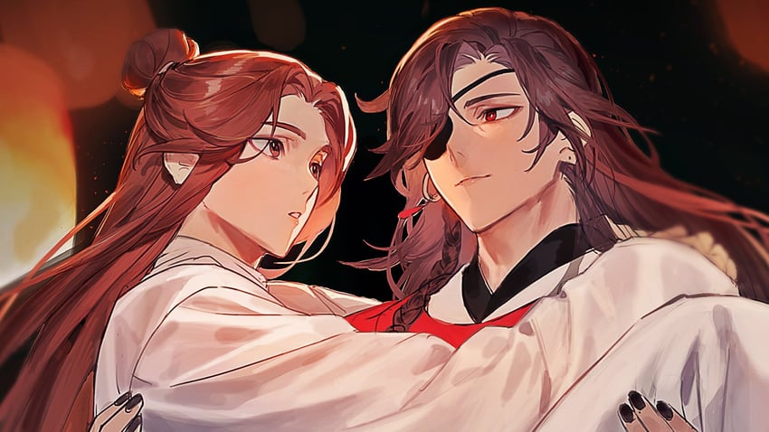 xie lian and hua cheng (tianguan cifu) drawn by guavaguava