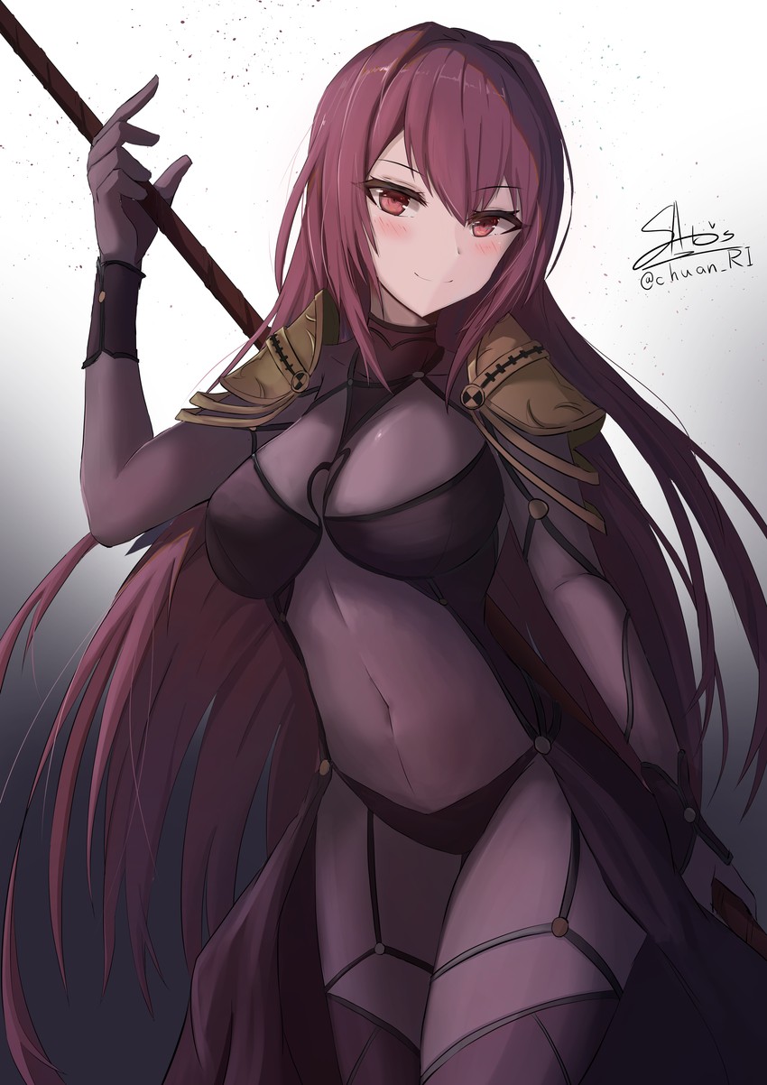 scathach (fate and 1 more) drawn by sato_art